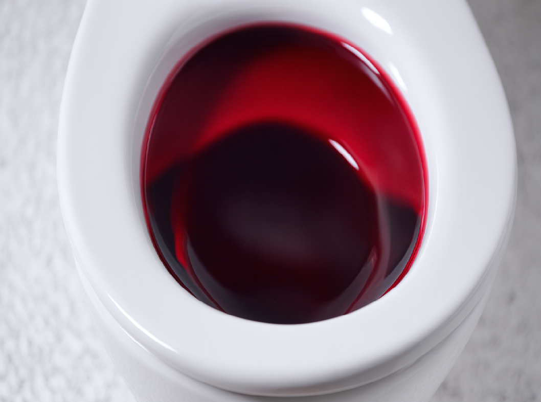 Темная кровь в кале