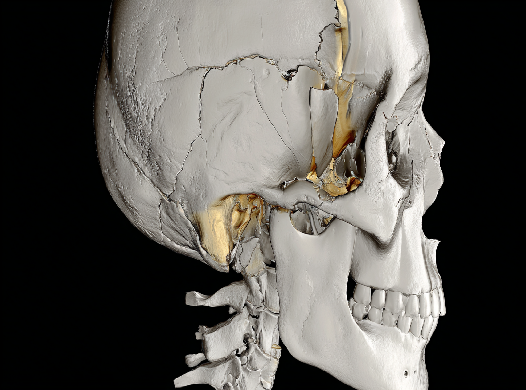 Перелом теменной кости