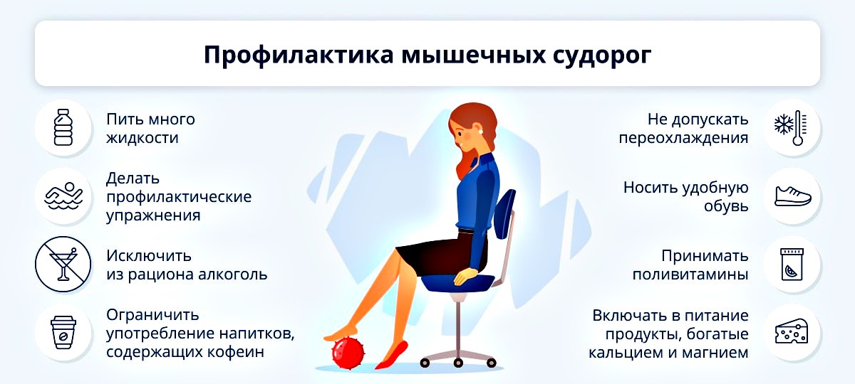 профилактика судорог