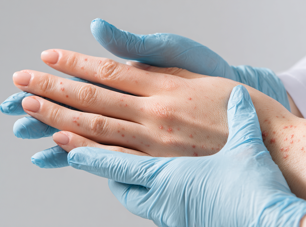 Дисгидроз (помфоликс) диагностика